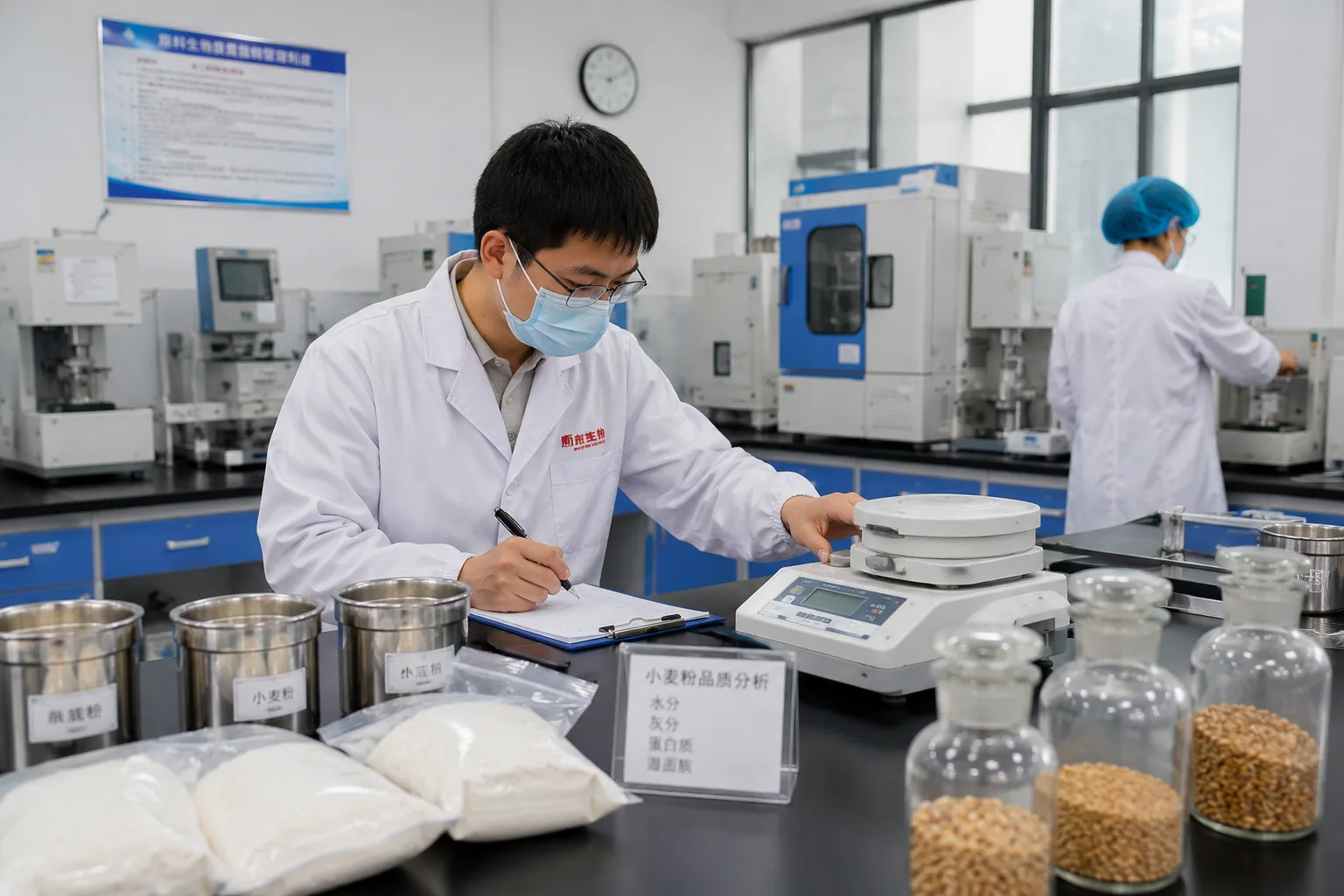 Noodle product research and sample testing