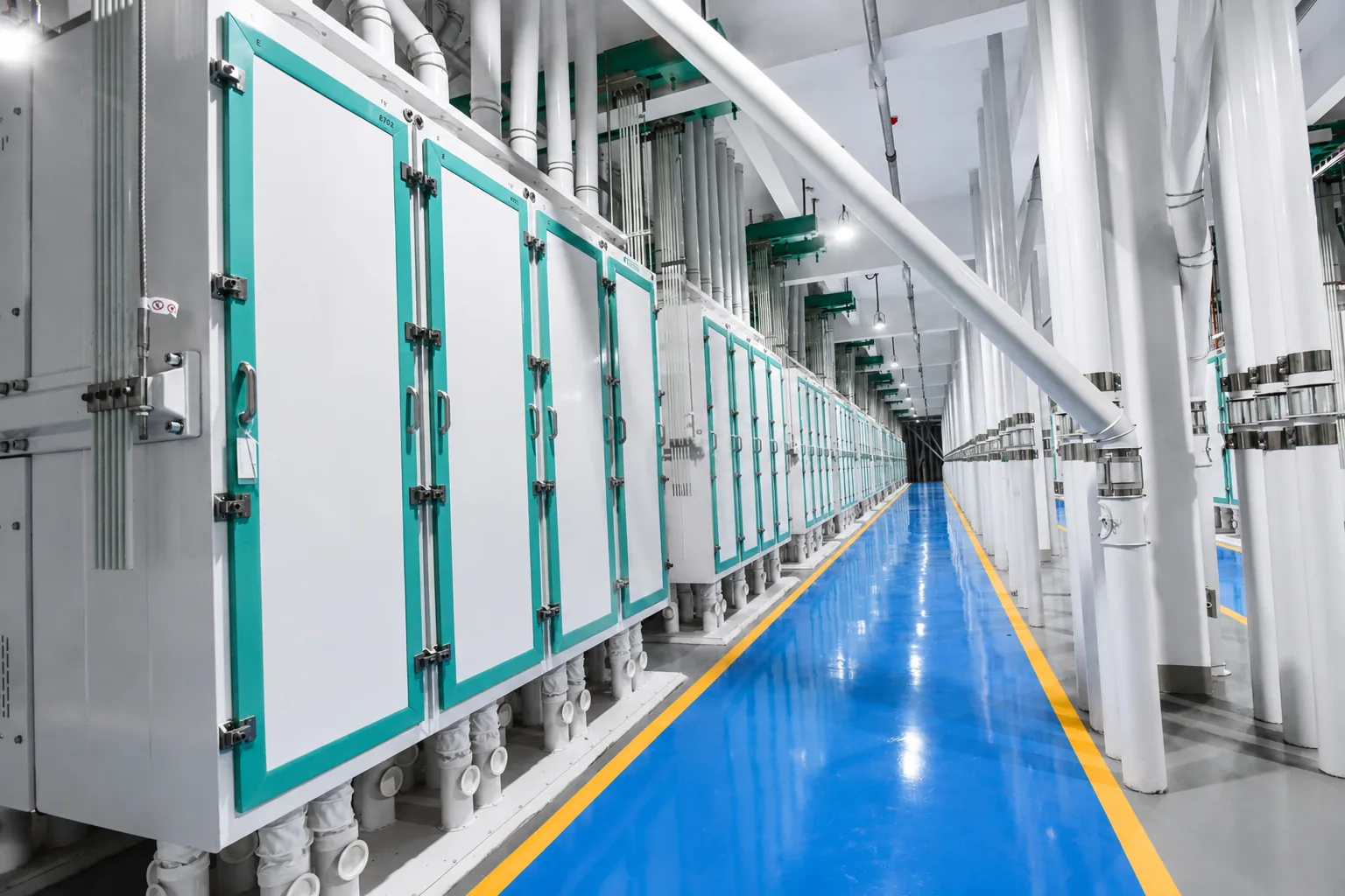 Low-temperature milling hall