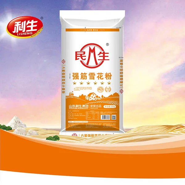 Minsheng Six-Star Strong Gluten Snowflake Flour