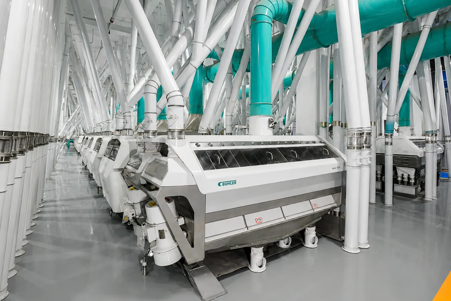 Wheat quality inspection and milling at Lisheng